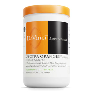 Antique White DaVinci Labs Spectra Orange - Energy Drink Supplement to Support Endurance, Metabolism and Cognitive Function - With Fiber, Protein, Vitamins, Minerals and More - Vegetarian - Gluten-Free -30 Servings