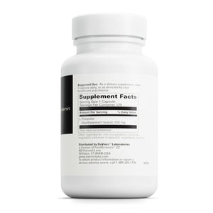 Lavender DAVINCI Labs L-Theanine - Dietary Supplement to Help with Concentration, Focus, Relaxation and Irritability* - with 200 mg L-Theanine per Serving - 120 Vegetarian Capsules