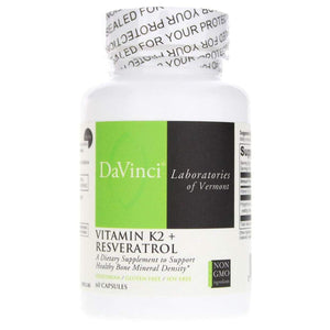 Davinci Labs - Vitamin K2 + Resveratrol, 60 Capsules - The Oasis of Health