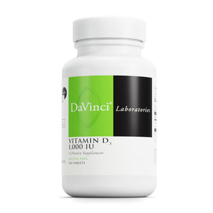 DaVinci Labs Vitamin D3 1000 IU - Dietary Supplement to Support Healthy Teeth and Bones, Cardiovascular Function and Immune Health - With 1000 IU per Serving - Gluten-Free - 250 Tablets - The Oasis of Health