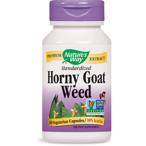 Light Gray Nature's Way Horny Goat Weed Capsules, 60 Count