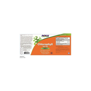 Chocolate Now Foods Chlorophyll 100 mg 90 Vcaps - 2645