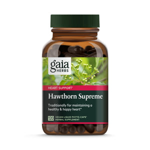 Gaia Herbs Hawthorn Supreme  120 Vegan Liquid Phyto-Capsules (60-Day Supply) - The Oasis of Health