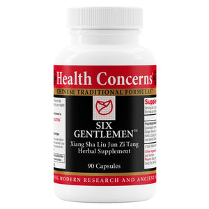 Light Gray Health Concerns Six Gentlemen - Digestion Health Supplement with Ginger & Licorice Root - 90 Capsules