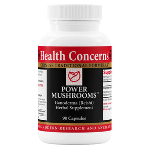 Light Gray Health Concerns Power Mushrooms 90 Tablets