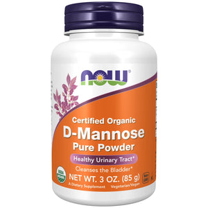 Now Foods D-Mannose Organic Pure Powder 3oz - 2810 - The Oasis of Health