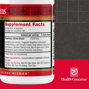 Light Gray Health Concerns Channel Flow - Muscle Health Supplement - Blood Support - 180 Capsules