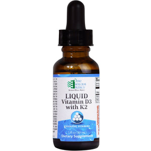 Black Ortho Molecular - Liquid Vitamin D3 with K2 - 1 OZ Liquid