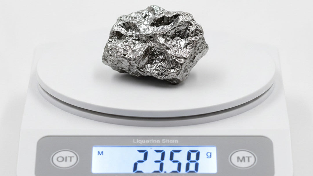 Vanadium mineral specimen on laboratory scale