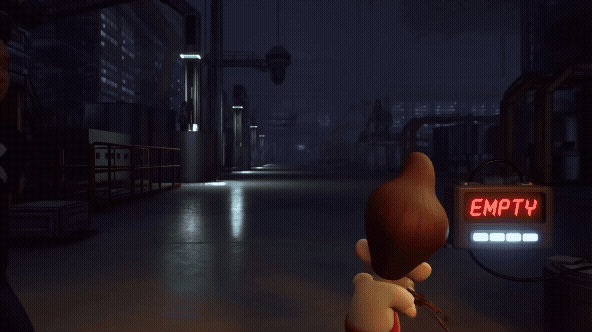 An animated GIF of Jimmy Neutron failing to power a factory with a potato. Elon Musk appears, calmly replaces it with a tiny Tesla battery, and the factory instantly powers up, symbolizing metabolic support.