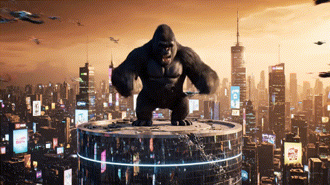 An animated GIF of a panicked green muppet accountant buried in junk food invoices. A red-haired cartoon woman gives him a green ledger, instantly organizing the chaos, symbolizing Nature's Way's metabolic and weight wellness support.