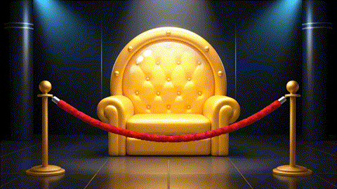 An animated GIF of grey "free radical" characters trying to crash a VIP lounge. A cool, shield-shaped "antioxidant" bouncer effortlessly blocks them, protecting the lounge and symbolizing antioxidant support.