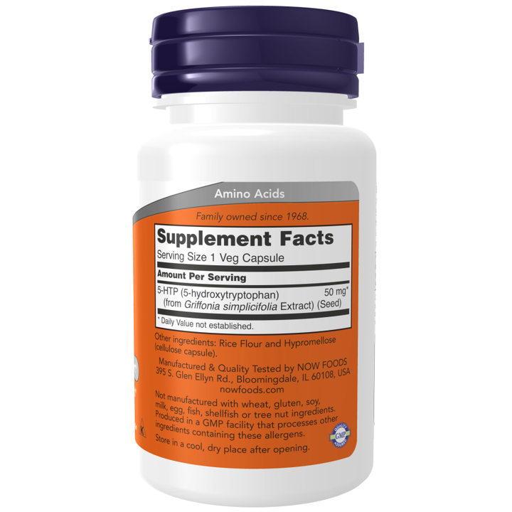 Now Foods 5-HTP 50 mg 30 Vcaps - 0097