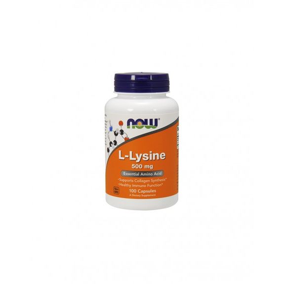 Now Foods L-Lysine 500mg 100 Vcaps - 0110 - 3 Pack