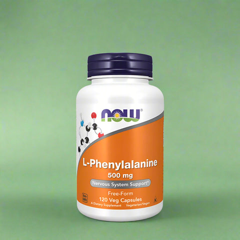 Now Foods L-Phenylalanine 500 mg 120 Vcaps - 0132