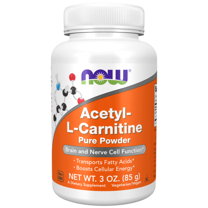 Now Foods Acetyl-L-Carnitine Pure Powder 3 Oz - 0208