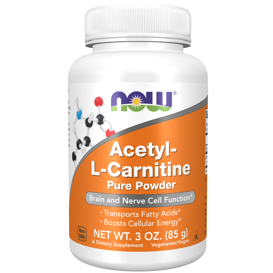 Now Foods Acetyl-L-Carnitine Pure Powder 3 Oz - 0208