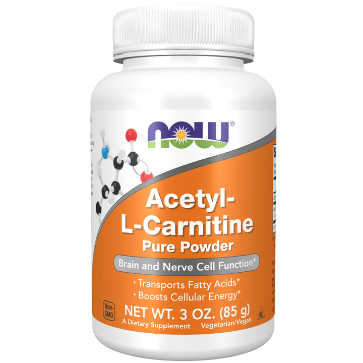 Now Foods Acetyl-L-Carnitine Pure Powder 3 Oz - 0208