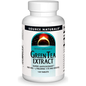 Source Naturals - Green Tea Extract 500 mg. - 120 Tablets