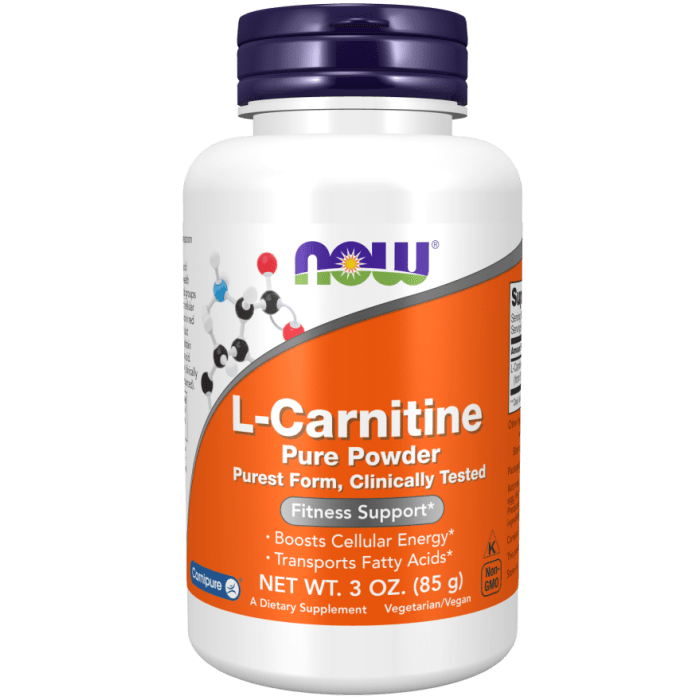 Now Foods L-Carnitine Pure Powder 3oz - 0217