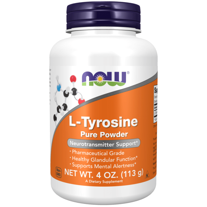 Now Foods L-Tyrosine Powder 4oz - 0265