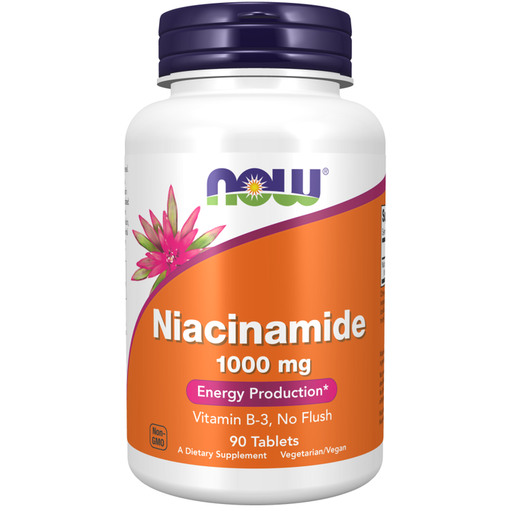 Now Foods Niacinamide 1000 mg 90 Tablets - 0451