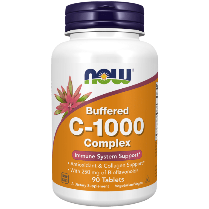 Now Foods Vitamin C-1000 Complex 90 Tablets - 0700