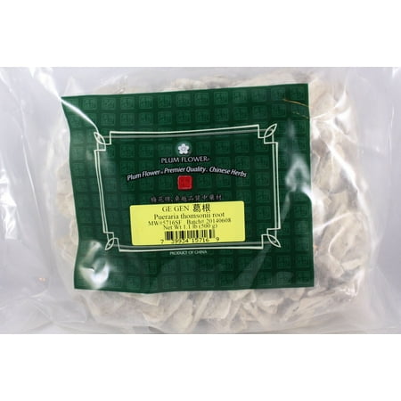 Plum Flower Kudzu Root Ge Gen Pueraria thomsonii Cut 1 lb. Bulk Herbs by MayWay