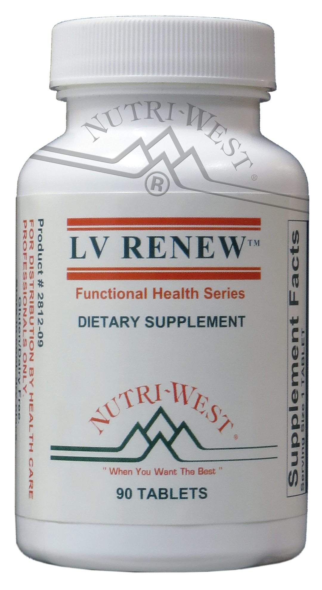 Nutri-West - LV Renew - 90 Tablets - The Oasis of Health