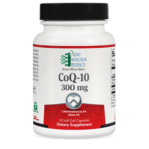 Ortho Molecular - CoQ-10 300 MG - 30 Capsules - The Oasis of Health