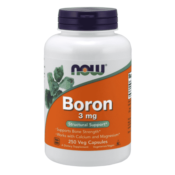 Now Foods Boron 3mg 250 Vcaps - 1412