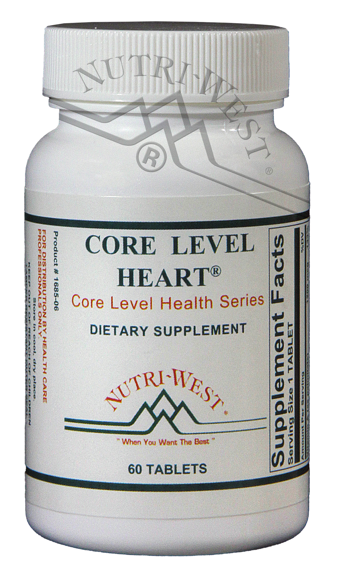 Nutri-West - Core Level Heart - 60 Tablets - The Oasis of Health