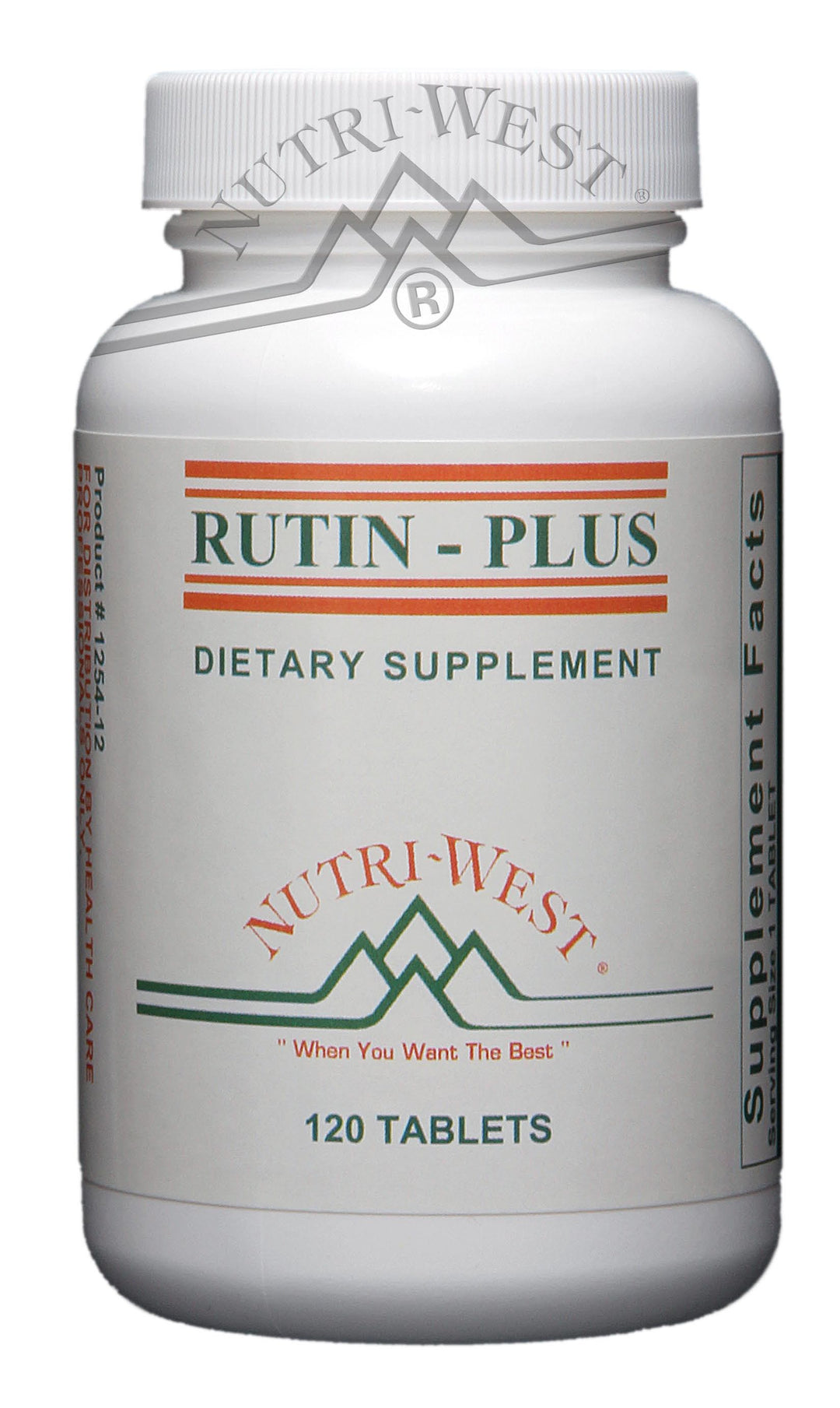 Nutri-West - Rutin Plus - 120 Tablets - The Oasis of Health