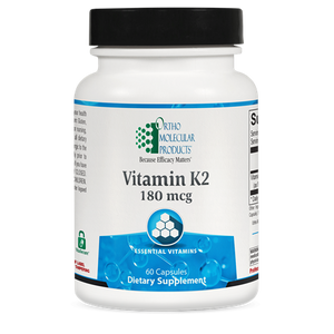 Ortho Molecular Vitamin K2 180 mcg 60 Vcaps - - The Oasis of Health