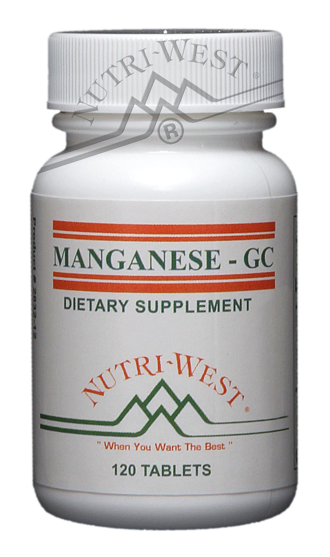 Nutri-West - Manganese-GC - 120 Tablets - The Oasis of Health
