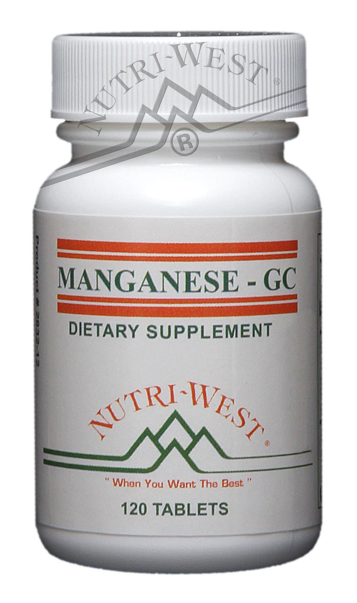 Nutri-West - Manganese-GC - 120 Tablets - The Oasis of Health