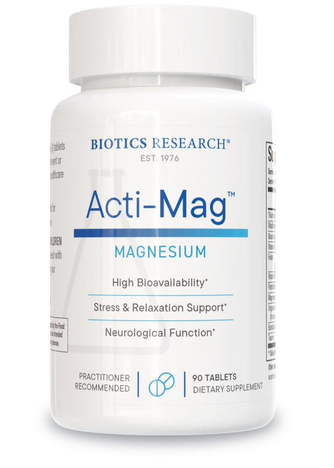 Biotics Research Acti-Mag 90 Tablets - The Oasis of Health