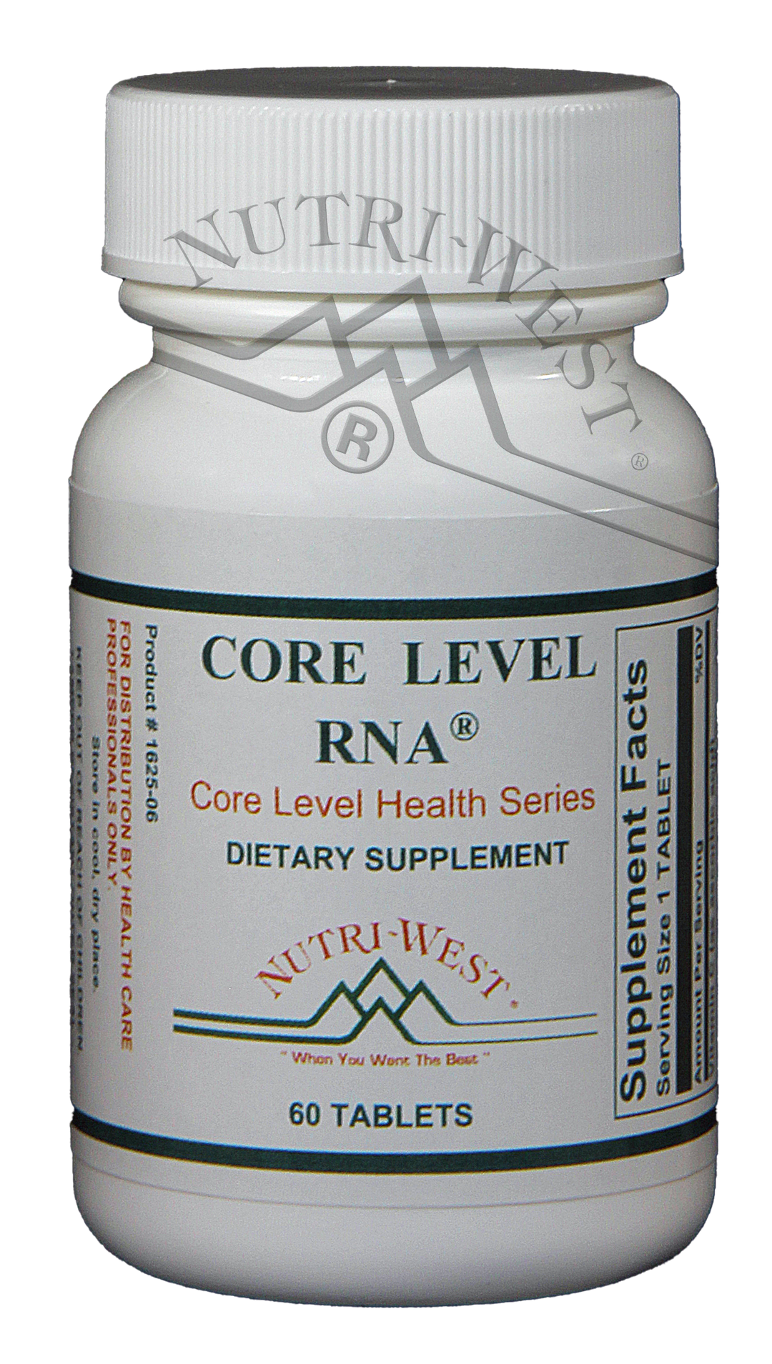 Nutri-West - Core Level RNA - 60 Tablets - The Oasis of Health