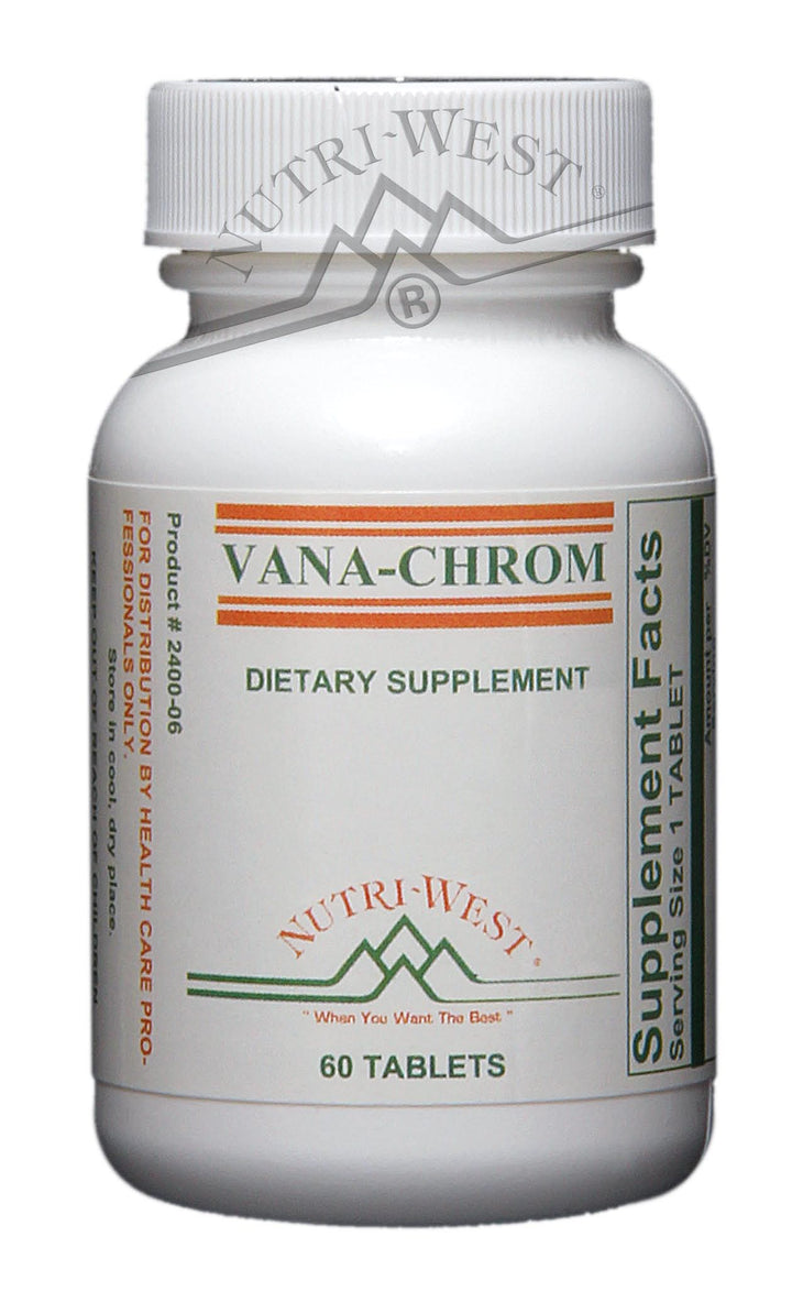 Nutri-West - Vana-Chrom - 60 Tablets - The Oasis of Health
