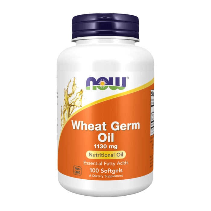 Now Foods Wheat Germ Oil 100 Softgels - 1870
