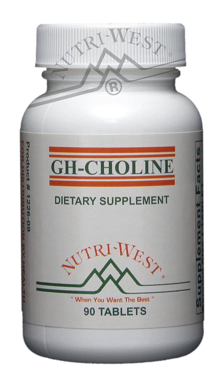 Nutri-West - GH-Choline - 90 Tablets - The Oasis of Health
