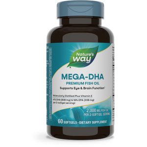Nature's Way Mega-DHA 60 Softgels - 2 Pack - The Oasis of Health