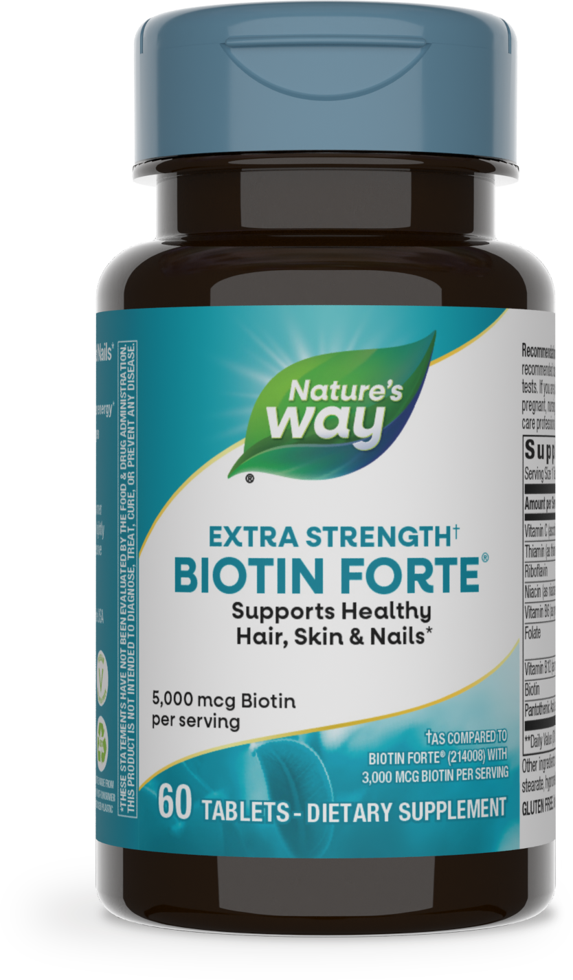 Nature's Way Biotin Forte Extra Strength, 60 tablets