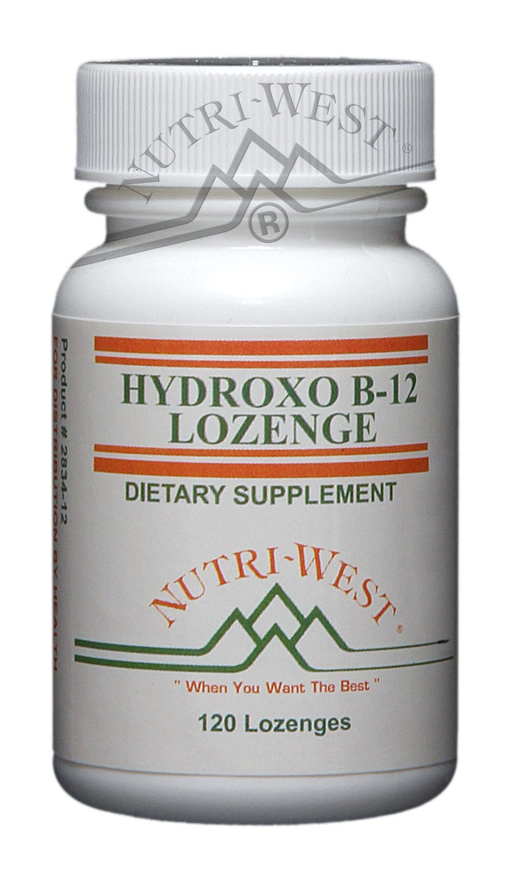 Nutri-West - Hydroxo B-12 Lozenge - 120 Lozenges - The Oasis of Health