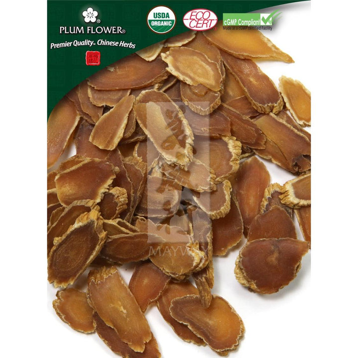 Plum Flower Kirin Ginseng Root (slices)- Certified Organic Panax ginseng root - red by MayWay