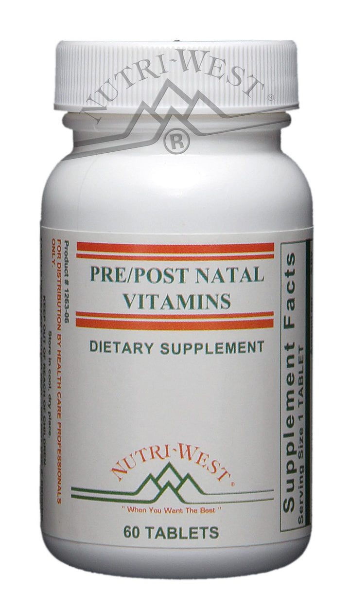 Nutri-West - Pre/Post Natal Vitamins - 60 Tablets - The Oasis of Health