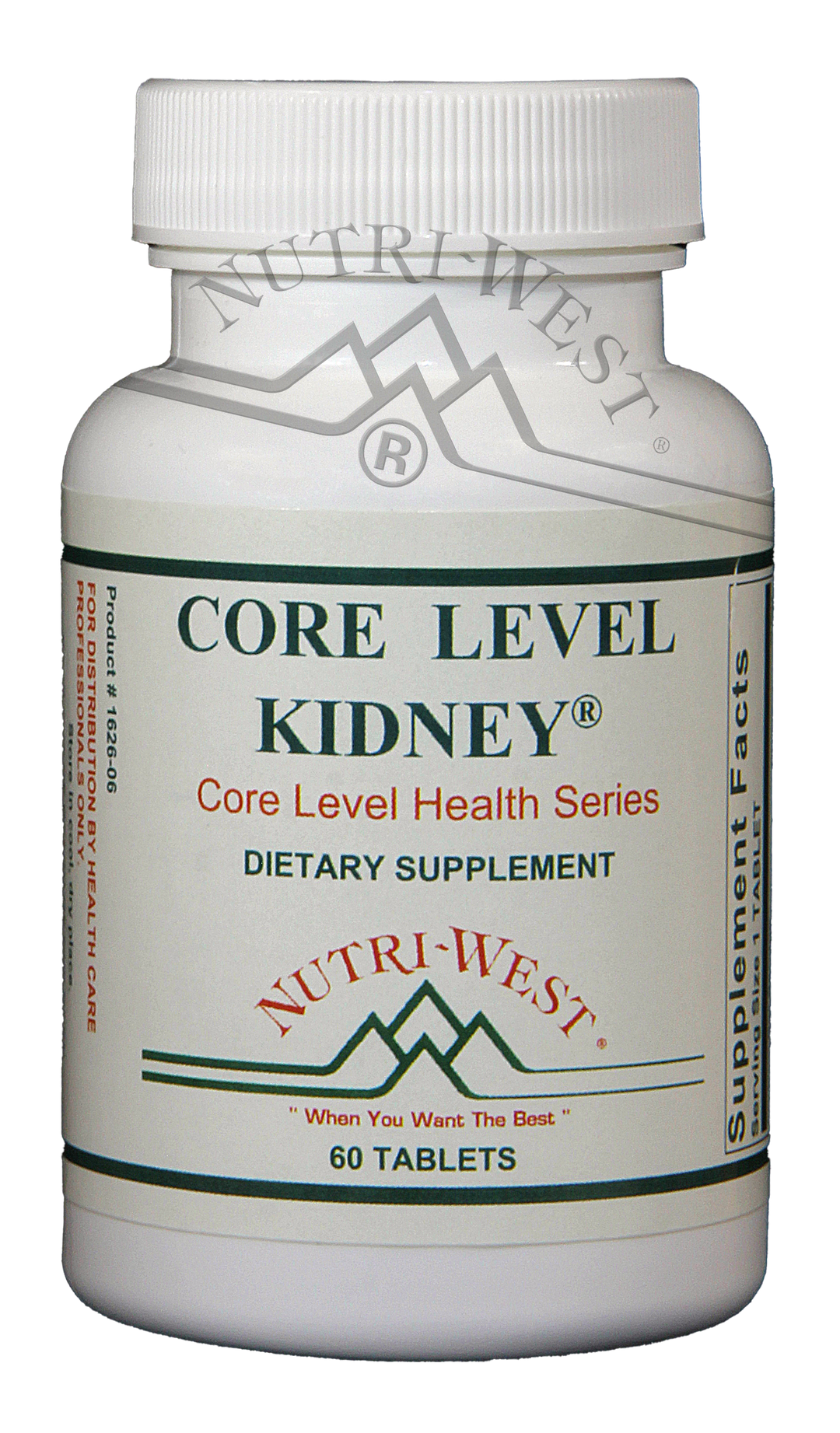 Nutri-West - Core Level Kidney - 60 Tablets - The Oasis of Health