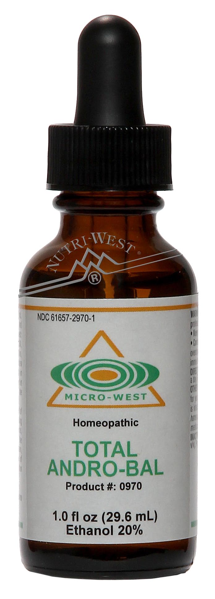 Nutri-West - Total Andro-Bal (Homeopathic) - 1 oz - The Oasis of Health