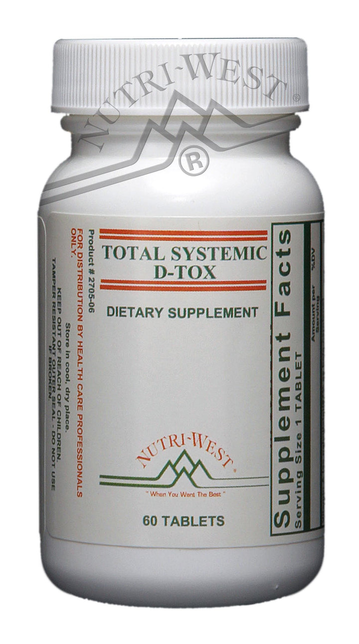 Nutri-West - Total Systemic D-Tox - 60 Tablets - The Oasis of Health
