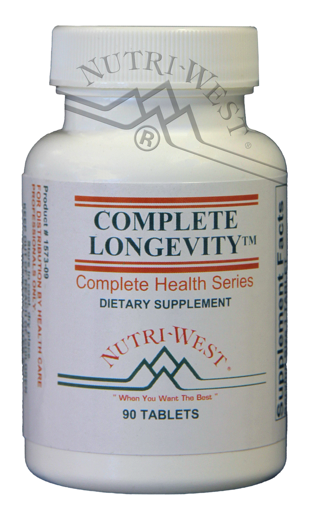 Nutri-West - Complete Longevity - 90 Tablets - The Oasis of Health